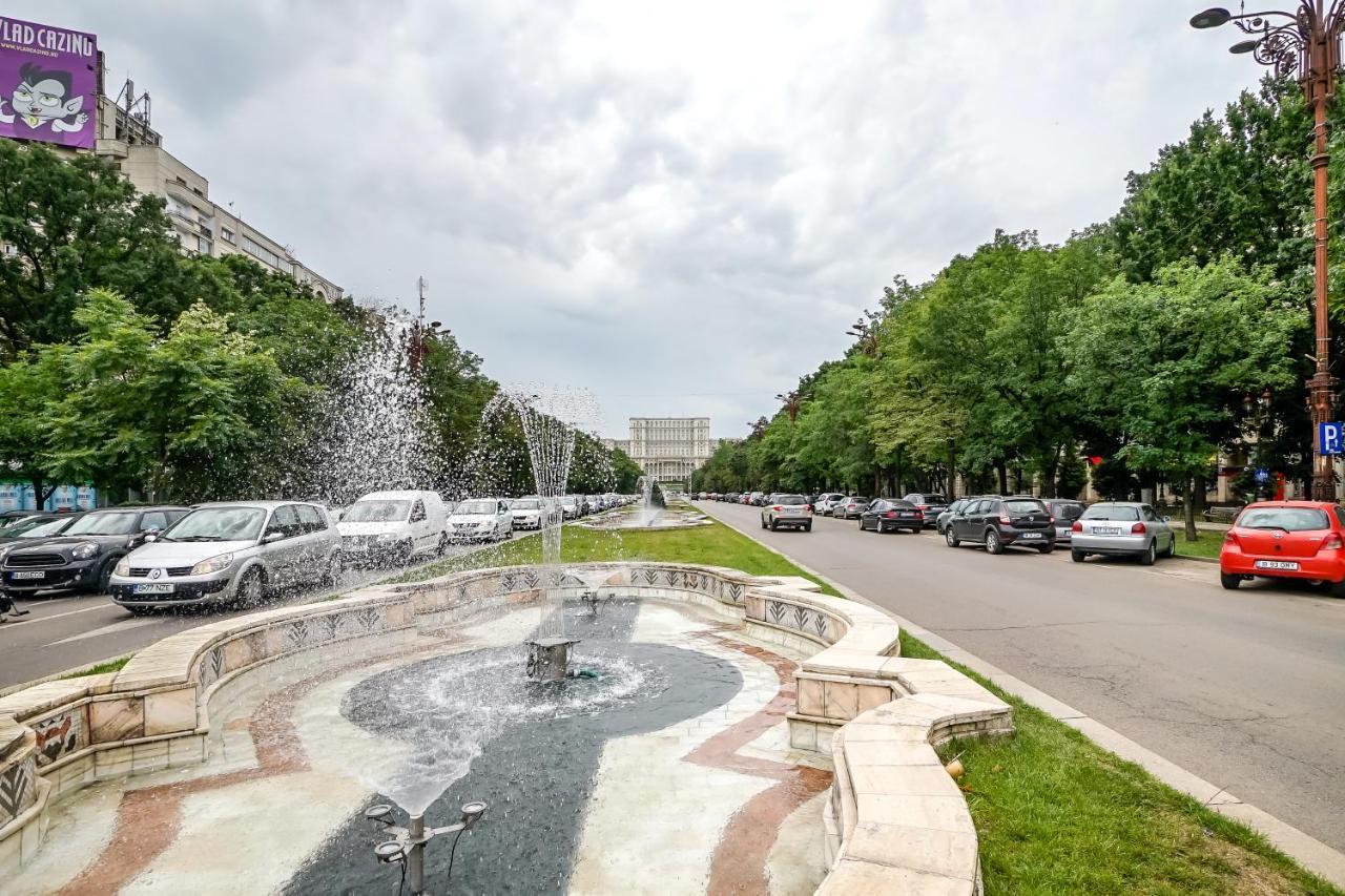 Roof View Bucharest Artesian Fountains Apartment Exteriör bild